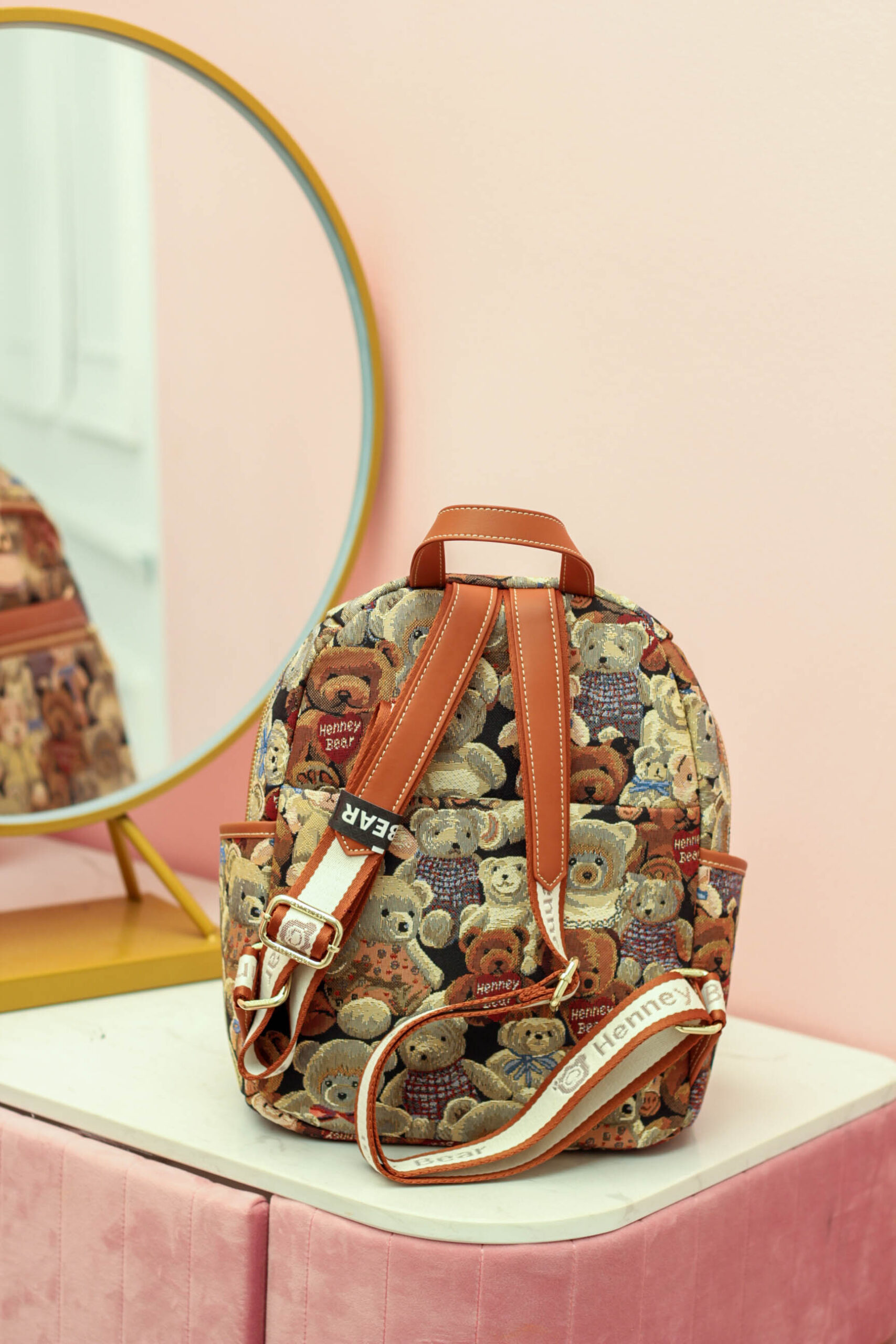 Henney Bear Ovalbackpack H1172 (Tiddie bear) - Henney Bear