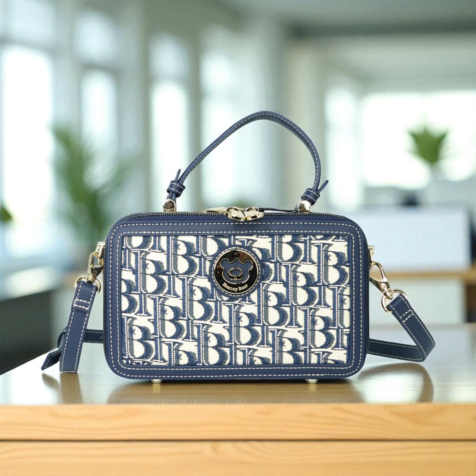 Henneybear รุ่นBONNIE BOX-H1217( HB Blue)